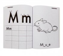 Woc A4 96pg Learning Letters Perforated Colouring Book