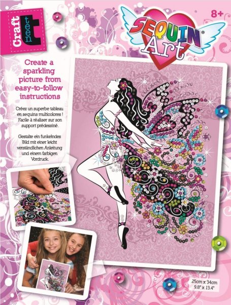 SEQUIN ART CRAFT - FAIRY