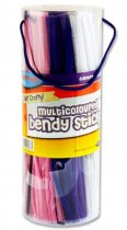 Crafty Bitz Tub 350 Multicolored Bendy Sticks Pipe Cleaners 10 Asst. Cols