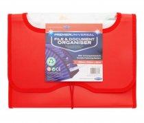 Premier Office 13 Pocket Expanding File 3 Asst