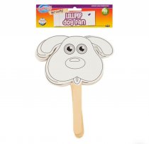 Crafty Bitz Pkt.10 Fans - Lollipop Dog