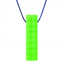 Ark's Chewelry Brick Stick Necklace- Green XT-Medium