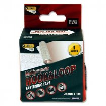 Multi-Purpose Hook And Loop Tape Black