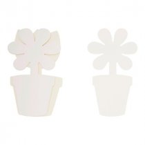 Crafty Bitz Pkt.10 Cardboard Cutouts - Flower Pots