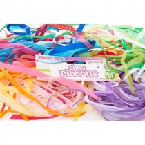 Crafty Bitz Silky Ribbons 10m - 6 Asst.