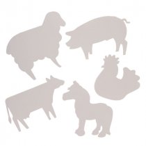 Crafty Bitz Pkt.10 Cutouts - Farm Animals
