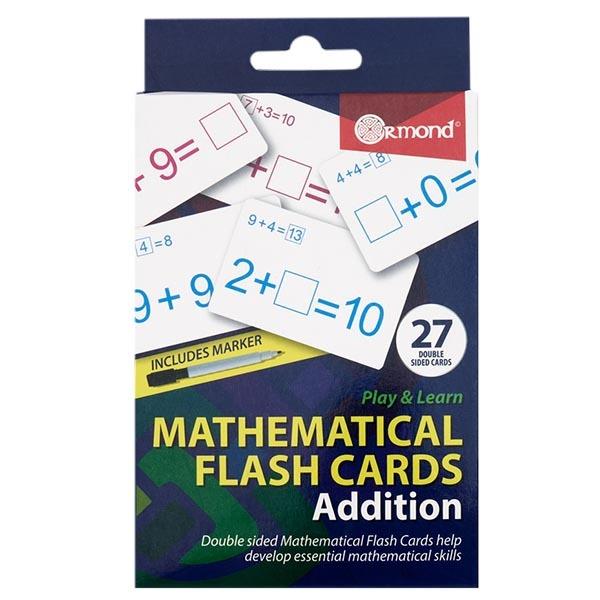 Ormond Pkt.27 Mathematical Flash Cards - Addition
