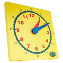 Clever Kidz 35cm Mechanical Demonstration Clock NO BOX DUE TO PACKAGING DAMAGE was €22.95