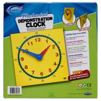 Clever Kidz 35cm Mechanical Demonstration Clock NO BOX DUE TO PACKAGING DAMAGE was €22.95