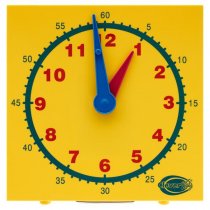 Clever Kidz 35cm Mechanical Demonstration Clock NO BOX DUE TO PACKAGING DAMAGE was €22.95