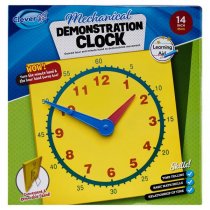 Clever Kidz 35cm Mechanical Demonstration Clock NO BOX DUE TO PACKAGING DAMAGE was €22.95