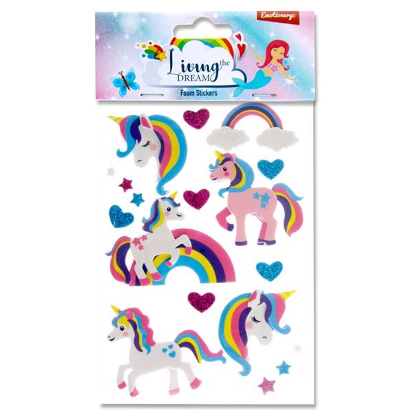 Emotionery 3d Foam Stickers - Unicorn