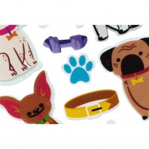 Crafty Bitz Pkt.11 Squishy Foam Stickers - Dogs