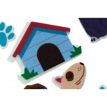 Crafty Bitz Pkt.11 Squishy Foam Stickers - Dogs
