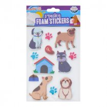 Crafty Bitz Pkt.11 Squishy Foam Stickers - Dogs