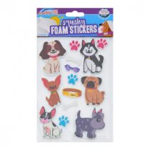 Crafty Bitz Pkt.11 Squishy Foam Stickers - Dogs