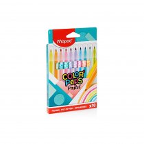 Maped Color'peps Pkt.10 Colour Markers - Pastel