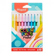 Maped Color'peps Pkt.10 Colour Markers - Pastel