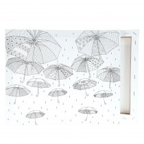 Icon 300x250mm Colour My Canvas - Umbrella-SALE