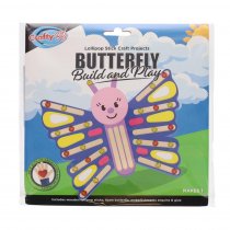 Crafty Bitz Build And Play - 2 Asst- Butterfly & Fairy door