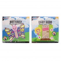 Crafty Bitz Build And Play - 2 Asst- Butterfly & Fairy door