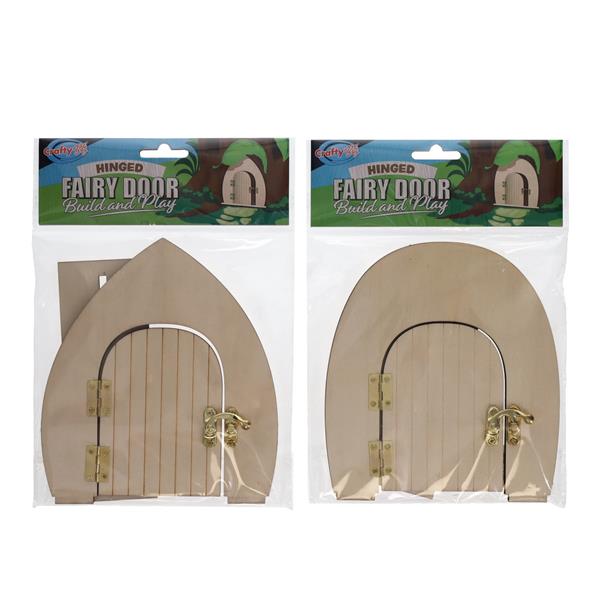Crafty Bitz Hinged Fairy Door - 2 Asst.