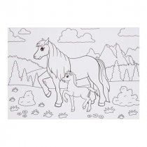 Woc A3 25 Sheet Colouring Book - Animal Families