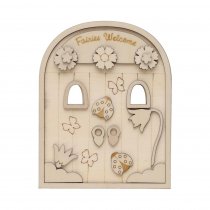 Crafty Bitz 3d Wooden Fairy Door- 2 Asst.