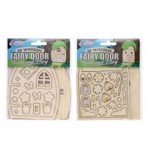 Crafty Bitz 3d Wooden Fairy Door- 2 Asst.