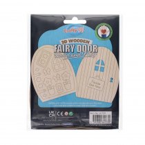 Crafty Bitz 3d Wooden Fairy Door- 2 Asst.