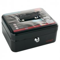 Concept 8″ Metal Cash Box Black