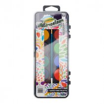 Woc 12 Colour Tempera Painting Block - Earth