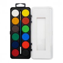 Woc 12 Colour Tempera Painting Block - Earth