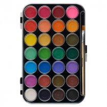 Woc Watercolour Cake Set - 28pce