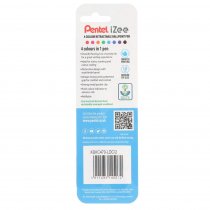 Pentel Izee Card 2 1.0mm 4 Colour Retractable Ballpoint Pen