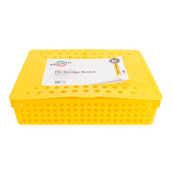 Premto A4 Heavy Duty File Storage - Sunshine