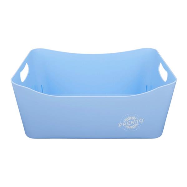 Premto Pastel Large Storage Basket - Cornflower Blue