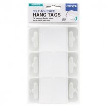 Concept Pkt.50 51x50mm Adhesive Euro Hole Hang Tags