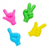 Emotionery Card 4 Cool Hands Novelty Erasers