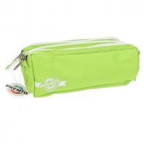 3 Pocket Pencil Case - Caterpillar Green