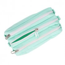 Premto Pastel 3 Pocket Pencil Case - Mint Magic
