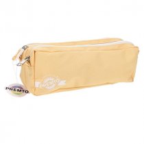 Premto Pastel 3 Pocket Pencil Case - Papaya