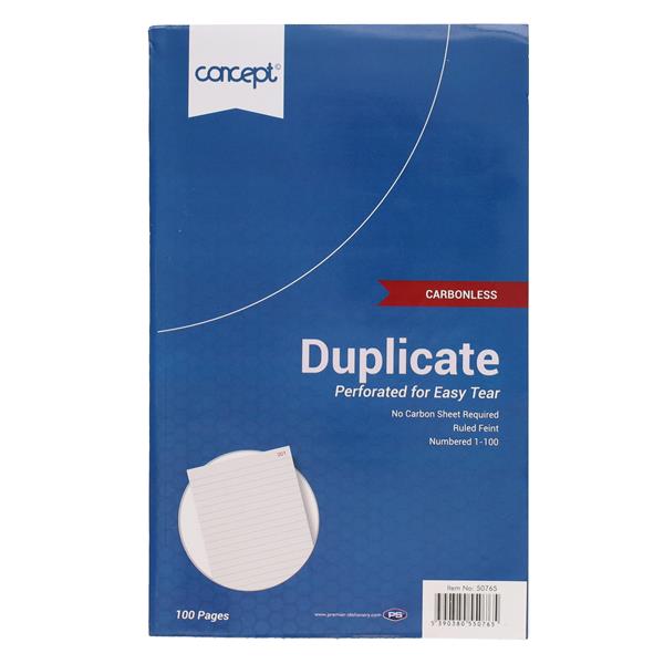 8"X5" Carbonless Duplicate Book 100 Sheets