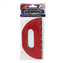 World Of Colour Pkt.4 Assorted Scrapers