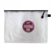 A5 Mesh zip folder-tuff bag