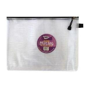 A5 Mesh zip folder-tuff bag