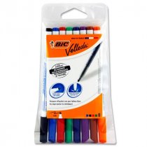 Bic Velleda Pkt.8 Asst Fine Tip Whiteboard Markers
