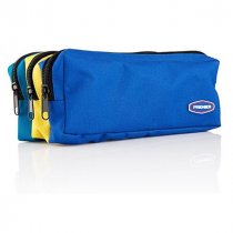 Premier 3 Pocket Zip Pencil Case - 3 Colour