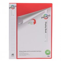 Premto A4 40 Pockets Display Book 5 Asst Cdu