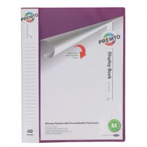 Premto A4 40 Pockets Display Book 5 Asst Cdu